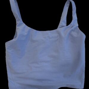 Old Navy long line Power Soft sports bra light blue size M